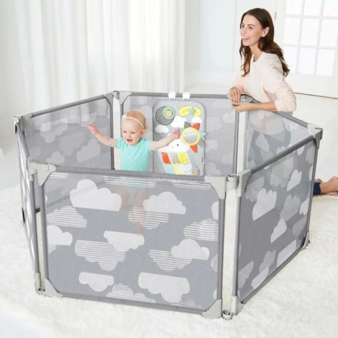 Multifunkční ohrádka Cloud Playpen s hracím panelem