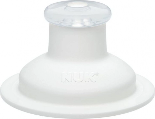 NUK náhradní silikonové pítko Push-Pull bílé