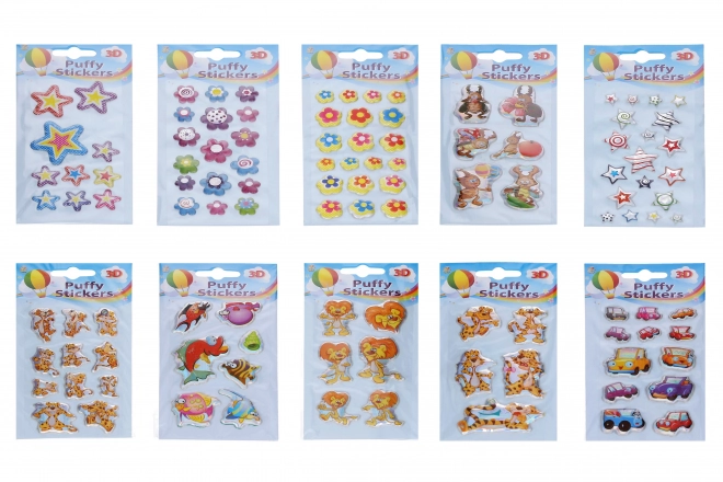 Samolepky Puffy 3D Mix