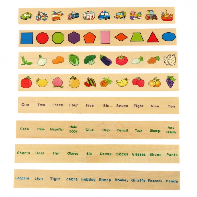 Dřevěná Montessori vzdělávací třídička