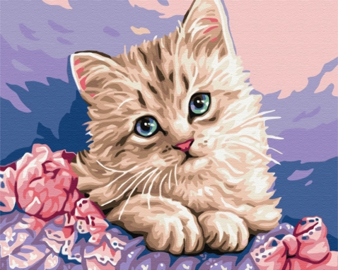 Paint it! Malování podle čísel - Modrooká kočka