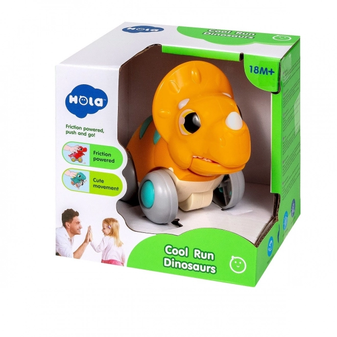 Interaktivní dinosaurus na kolečkách