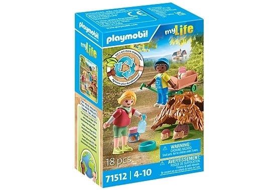 Set figurek Playmobil My Life Péče o ježky