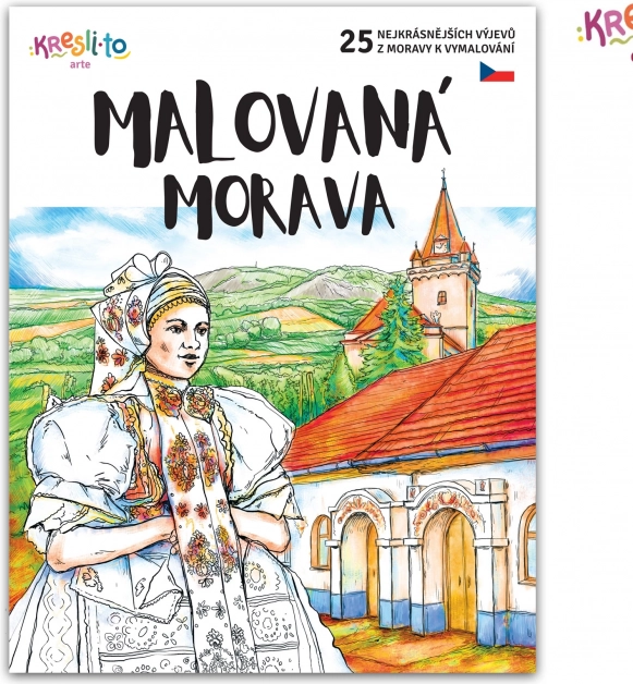 Malovaná Morava omalovánky
