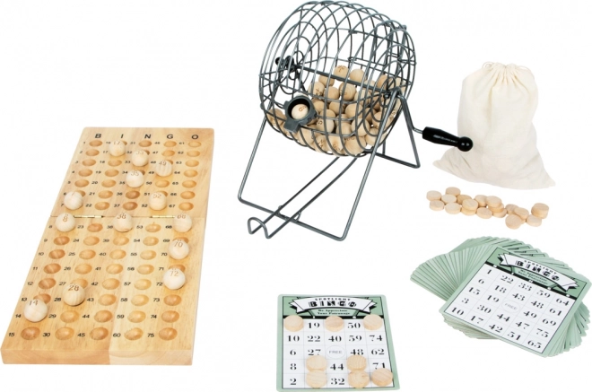 Bingo hra ze dřeva