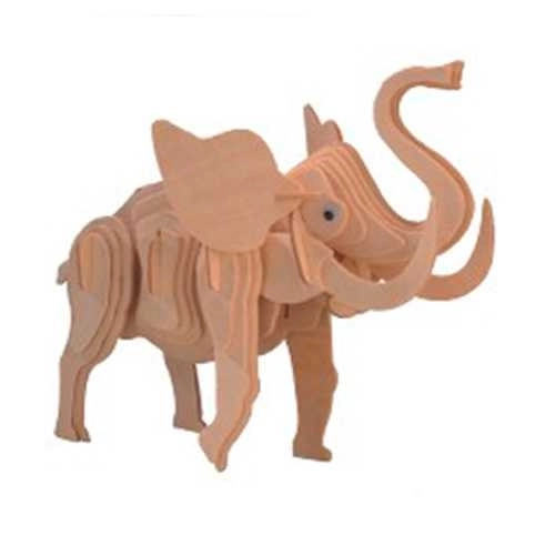 Woodcraft dřevěné 3D puzzle Velký Slon