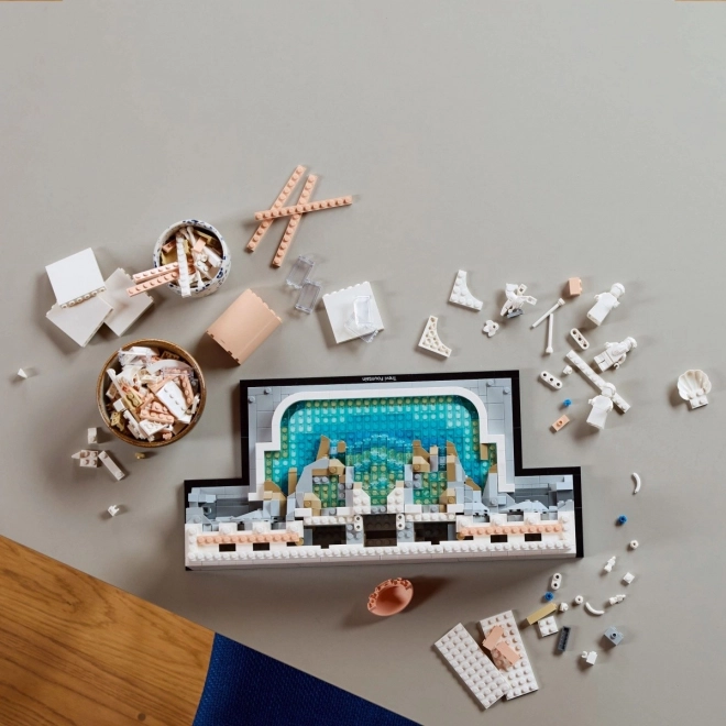Fontána di trevi lego architektura