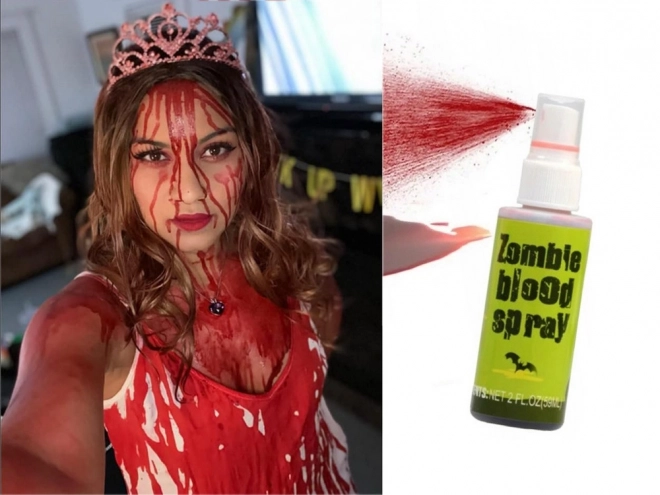 Halloweenský sprej s umělou krví