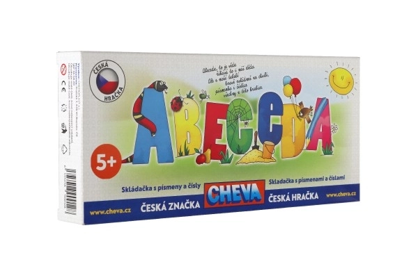 Skládačka Abecedy s Písmenky a Čísly