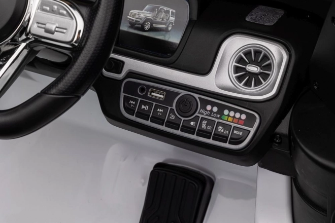 Mercedes G500 4x4 bateriové auto – Bílé