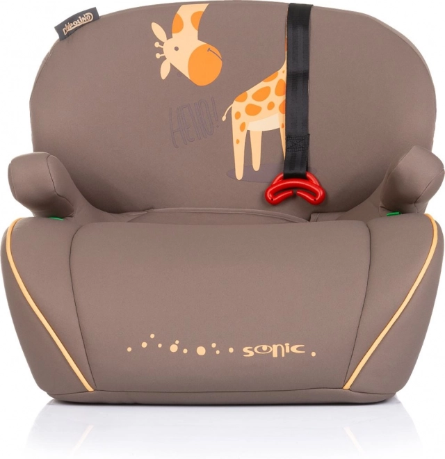 Dětský podsedák Sonic s motivem žirafy i-Size Isofix