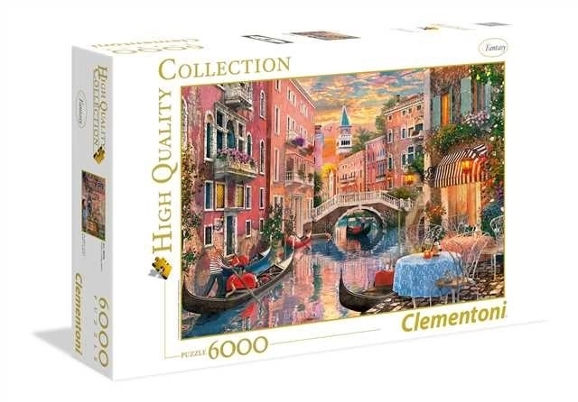 Puzzle 6000 dílků Západ slunce v Benátkách