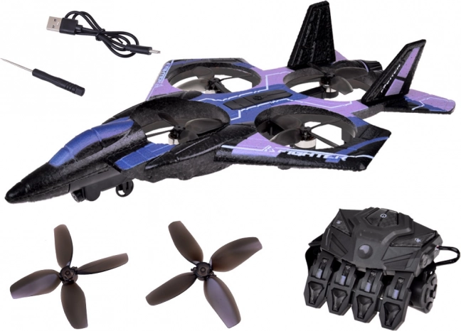 Zábavný létající dron s barevnými diodami