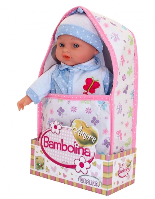 Miminko s měkkým tělíčkem Bambolina Amore 33 cm