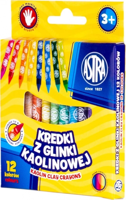 ASTRA Kaolínové pastelky 12ks