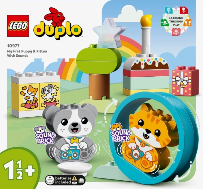 LEGO DUPLO 10977 Moje první štěně a koťátko s odgény zvuky