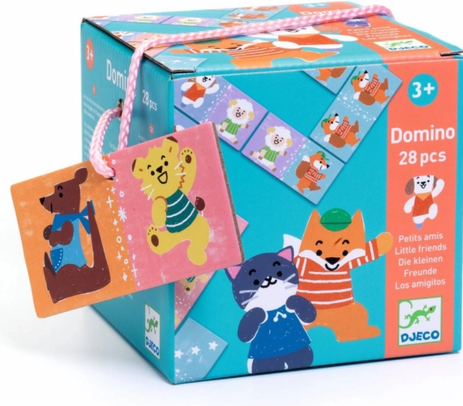 DJECO Domino se zvířátky a čísly