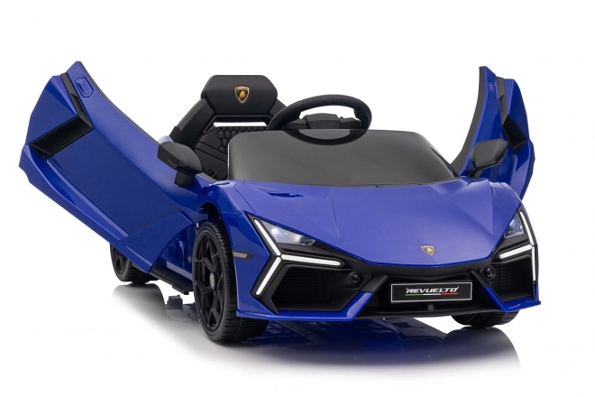 Dětský vůz lamborghini revuelto modrý