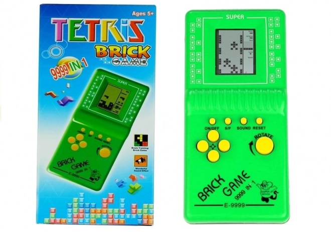 Elektronická kapesní hra Tetris Green