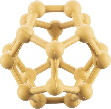 Silikonové kousátko Atom – hořčicově žluté