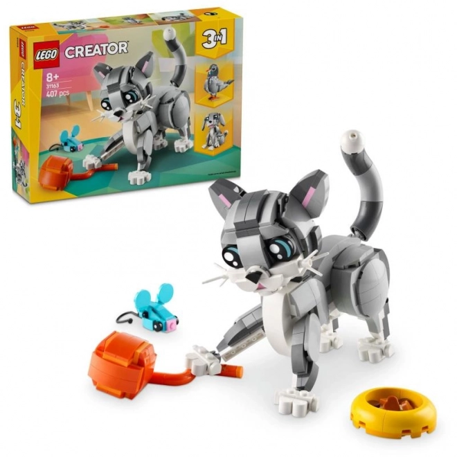 lego creator 3v1 psotná kočka stavebnice
