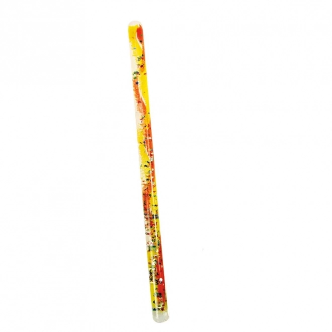 Bigjigs Toys Spirálová kouzelná hůlka 1 ks – Oranžovo-žlutá