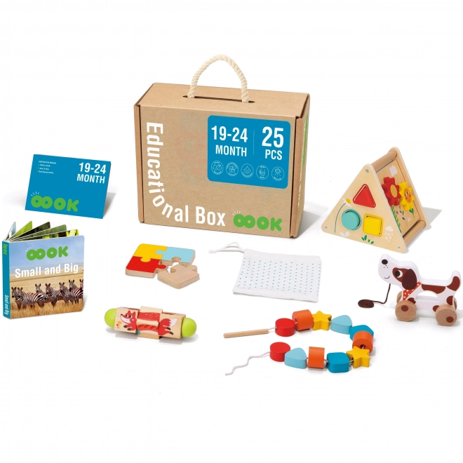 Montessori senzorická krabice XXL 6v1 od Tooky Toy