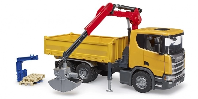 Nákladní auto Scania s ramenem