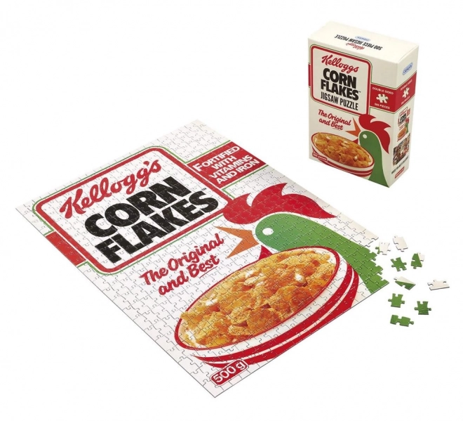 Oboustranné puzzle Kellogg's Cornflakes 500 dílků