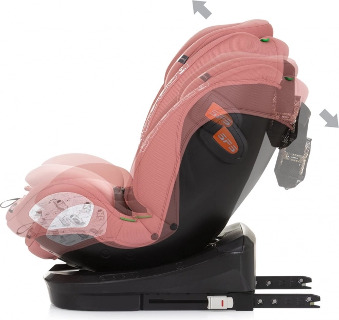 Autosedačka Chipolino Volare i-Size Isofix 360 Flamingo