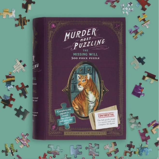 Puzzle s detektivním případem Chybějící závěť 500 dílků