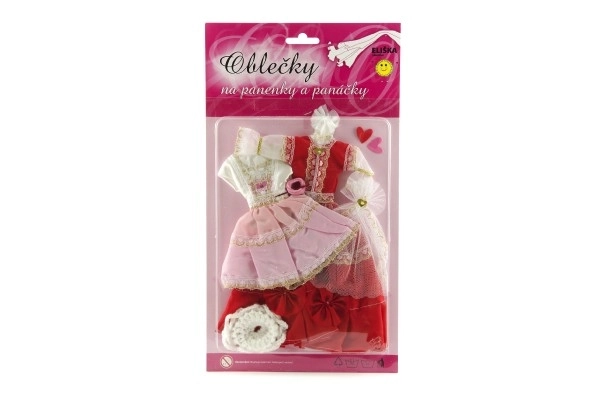 Oblečky pro panenky s doplňky - 2 kusy