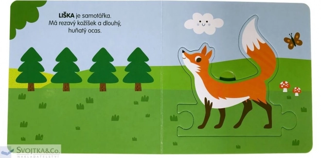Svojtka & Co. Knížka s puzzle: Zvířátka v lese