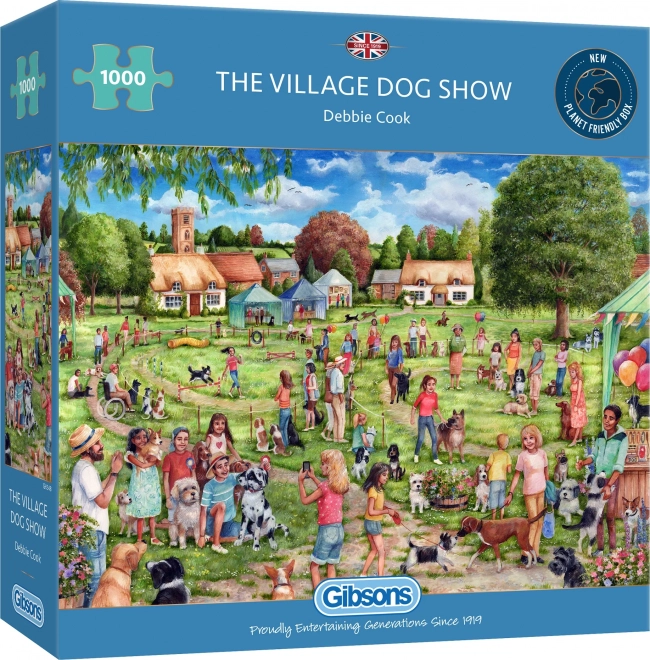 GIBSONS Puzzle Vesnická psí soutěž 1000 dílků