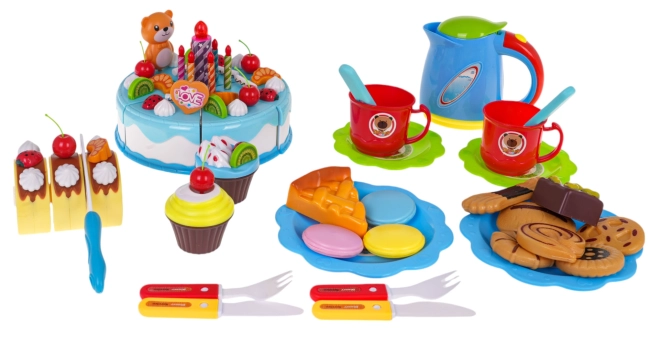 Narozeninový dort Party Set – Modrý