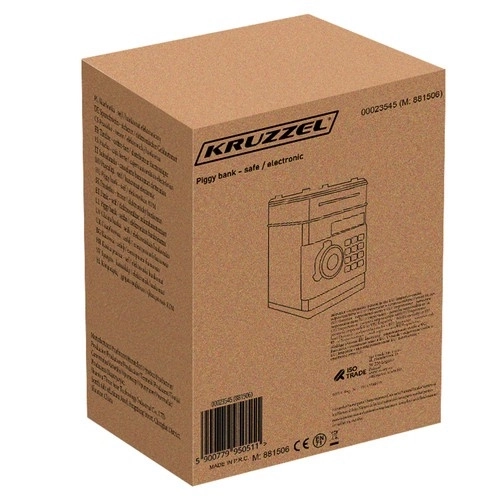 Kruzzel Dětská pokladnička / elektronický trezor