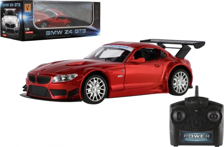 rc auto bmw z4 gt3 1:24 se světly a 2,4 ghz