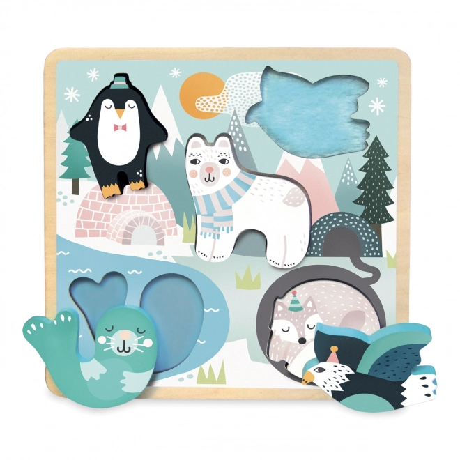 Senzorické puzzle Ice od Vilac