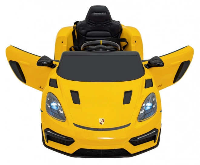 Dětské auto Porsche 718 – Žluté