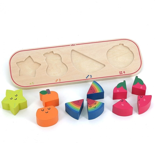 Vkládací Puzzle Učím se Počítat Ovoce Sarah Betz