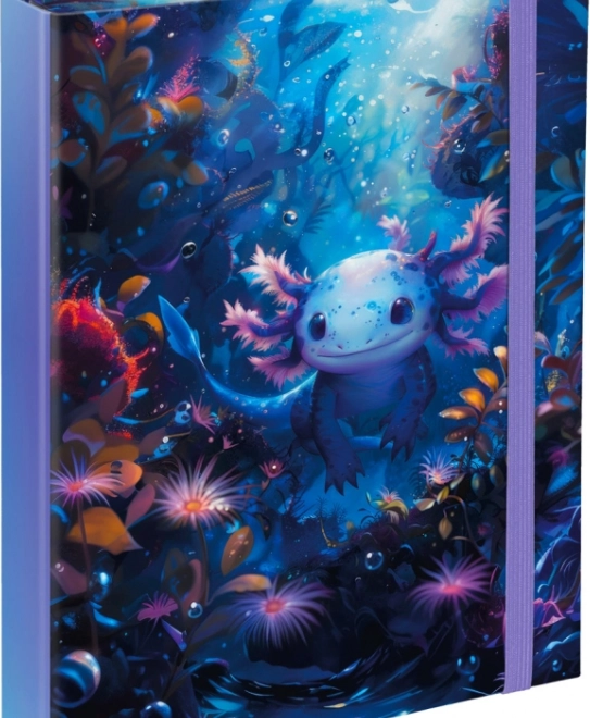 Desky na školní sešity A5 s motivem Axolotl