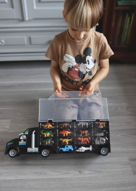 Woopie nákladní auto s dinosaury