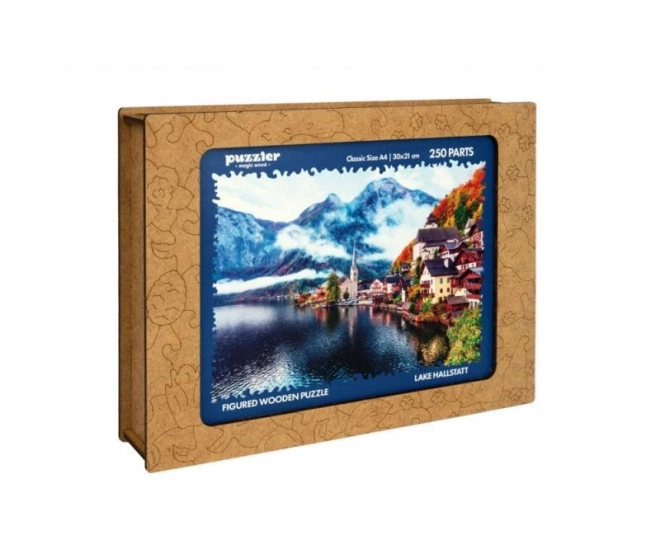 Dřevěné puzzle Halštatské jezero 250 dílků