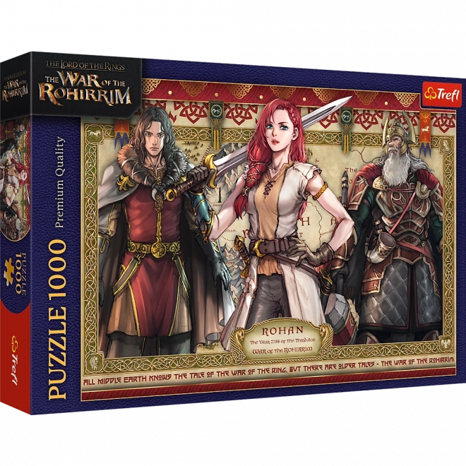 Puzzle Władce Prstenů: Bitva o Rohirrim 1000 dílků