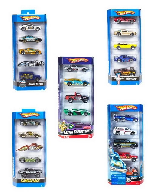 Hot Wheels kolekce pěti angličáků