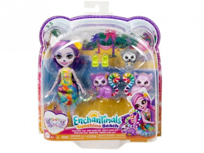 Loutky Enchantimals - Rodina Lemurů