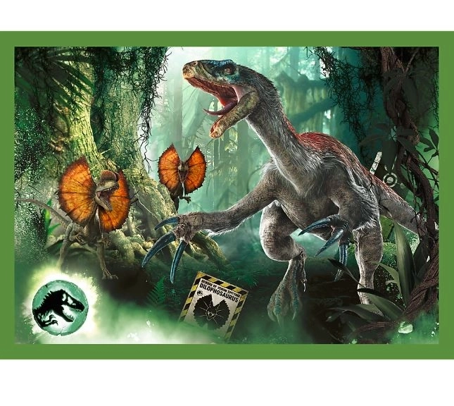 Puzzle 4v1 nebezpeční dinosauři Jurassic World