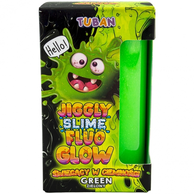 Slime Jiggly Fluo Glow zelený