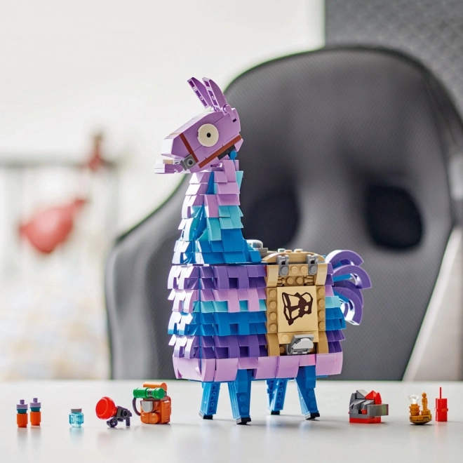 Stavebnice Lama ze hry Fortnite - zásobovací sada