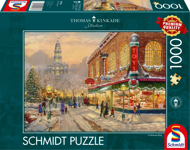 Vánoční přání puzzle 1000 dílků